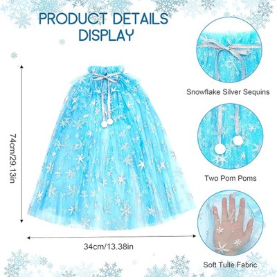 Karlar Ülkesi Elsa Frozen Mavi Pelerin – 80 cm Çocuk Pelerini Karlar Ülkesi Elsa Frozen Mavi Pelerin – 80 cm Çocuk Pelerini