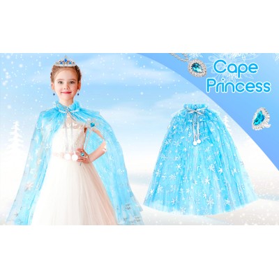Karlar Ülkesi Elsa Frozen Mavi Pelerin – 80 cm Çocuk Pelerini Karlar Ülkesi Elsa Frozen Mavi Pelerin – 80 cm Çocuk Pelerini