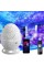 Çatlak Dinozor Yumurtası Tasarımlı Projektörlü Gece Lambası Bluetooth Özellikli Çatlak Dinozor Yumurtası Tasarımlı Projektörlü Gece Lambası Bluetooth Özellikli