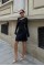 Lilian Cut Out Mini Elbise 2819 Lilian Cut Out Mini Elbise 2819