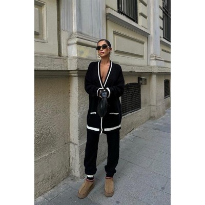 Lunadel Triko Hırka Pantolon Takım 9974 Lunadel Triko Hırka Pantolon Takım 9974