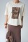 Leopar Baskı T-Shirt - Ekru Leopar Baskı T-Shirt - Ekru
