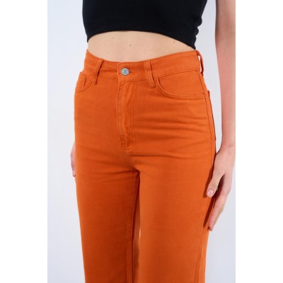 Strong Düz Pantolon - Oranj Strong Düz Pantolon - Oranj
