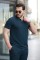 Erkek Yakalı Fermuarlı T-shirt Pantolon Ikili Rahat Takım