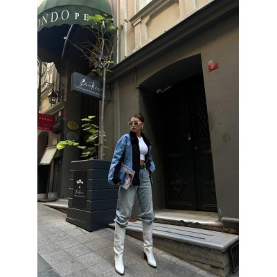CHANEL GARNİLİ KOT MONT - Siyah CHANEL GARNİLİ KOT MONT - Siyah
