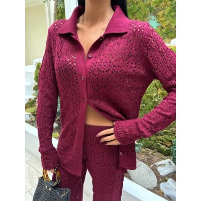 Odette Ajurlu Triko Pantolon Takım 9934 Odette Ajurlu Triko Pantolon Takım 9934