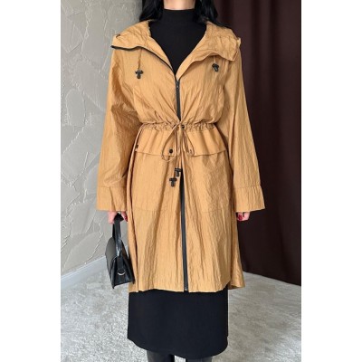 Taba Askı Detaylı Trençkot Taba Askı Detaylı Trençkot