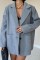 Gri Çizgili Oversize Ceket Gri Çizgili Oversize Ceket