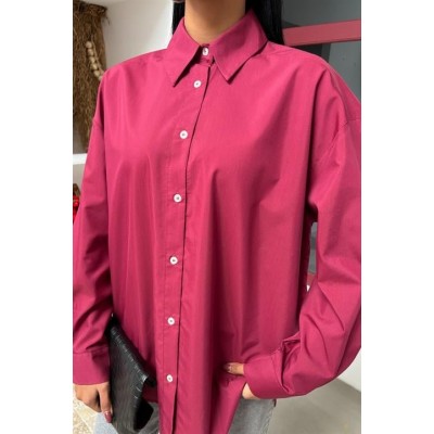 Klasik Oversize Poplin Gömlek 3421 Klasik Oversize Poplin Gömlek 3421
