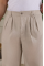 Erkek Beli Lastikli Pileli Baggy Pantolon