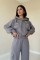 Füme Kapüşonlu Sweatshirt Ve Kargo Pantolon Takım Füme Kapüşonlu Sweatshirt Ve Kargo Pantolon Takım