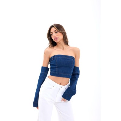 7357 KOT CROP-MAVİ 7357 KOT CROP-MAVİ