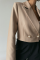 ARKASI İNCİ DÜĞME DETAYLI CROP CEKET - Bej ARKASI İNCİ DÜĞME DETAYLI CROP CEKET - Bej