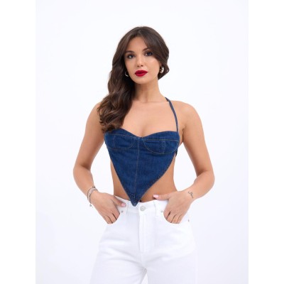 6968 KOT CROP-MAVİ 6968 KOT CROP-MAVİ