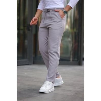 Erkek Beli Bağcıklı Jogger Pantolon