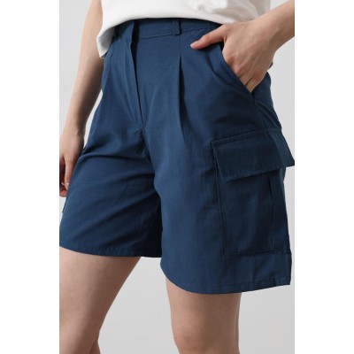 Cargo Cepli Şort - İndigo Cargo Cepli Şort - İndigo