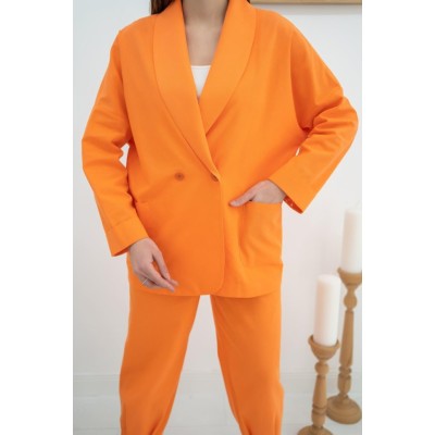 Oranj Ceket Ve Pantolon Takım Oranj Ceket Ve Pantolon Takım