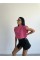 CHANEL VATKALI CROP BLUZ - Fuşya CHANEL VATKALI CROP BLUZ - Fuşya