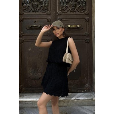 Valeria Kroşe Volanlı Takım 9835 Valeria Kroşe Volanlı Takım 9835