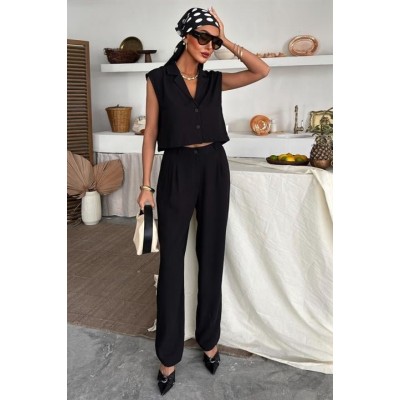 Zoe Crop Yelek Takım 9744-08 Zoe Crop Yelek Takım 9744-08