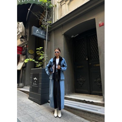 CHANEL GARNİLİ KOT MONT - Siyah CHANEL GARNİLİ KOT MONT - Siyah