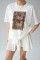 Leopar Baskı T-Shirt - Krem Leopar Baskı T-Shirt - Krem