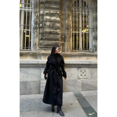 KAŞE KABAN MAXİ - Siyah KAŞE KABAN MAXİ - Siyah