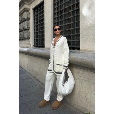 Lunadel Triko Hırka Pantolon Takım 9974 Lunadel Triko Hırka Pantolon Takım 9974