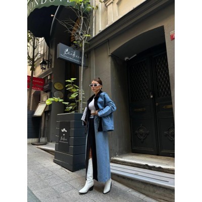 CHANEL GARNİLİ KOT MONT - Siyah CHANEL GARNİLİ KOT MONT - Siyah