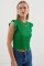 0430 Örme Bluz - Yeşil 0430 Örme Bluz - Yeşil