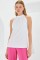 0489 Halter Yaka Örme Bluz - Beyaz 0489 Halter Yaka Örme Bluz - Beyaz