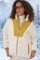 5194 Peluş Mont Ceket - Hardal 5194 Peluş Mont Ceket - Hardal