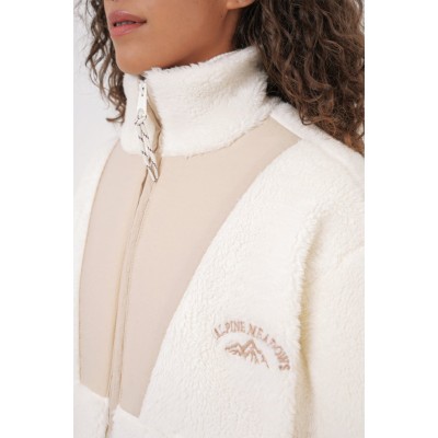 5194 Peluş Mont Ceket - Krem 5194 Peluş Mont Ceket - Krem