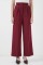 6647 Bol Paça Kumaş Pantolon - Bordo 6647 Bol Paça Kumaş Pantolon - Bordo