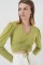 936 Sandy Crop Bluz - E.Yeşil 936 Sandy Crop Bluz - E.Yeşil