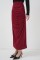 8035 Büzgülü Midi Etek - Bordo 8035 Büzgülü Midi Etek - Bordo