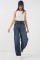 Yüksek Bel Kot Pantolon 6701 - Lacivert