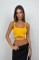 Bel Bağcıklı Crop Bluz Bel Bağcıklı Crop Bluz