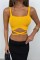 Bel Bağcıklı Crop Bluz Bel Bağcıklı Crop Bluz