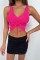 Ön Büzgülü Crop Bluz Ön Büzgülü Crop Bluz
