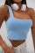 Tek Omuz Crop Bluz Tek Omuz Crop Bluz