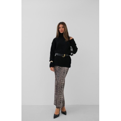 Oversize Balıkçı Yaka Triko Tunik Oversize Balıkçı Yaka Triko Tunik