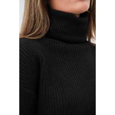 Oversize Balıkçı Yaka Triko Tunik Oversize Balıkçı Yaka Triko Tunik