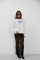 Baskılı Sıfır Yaka Oversize Sweatshirt Baskılı Sıfır Yaka Oversize Sweatshirt