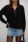Fermuar Ve Dikiş Detaylı Sweatshirt Fermuar Ve Dikiş Detaylı Sweatshirt