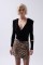 Vatkalı Degaje Yaka Bodysuit Vatkalı Degaje Yaka Bodysuit