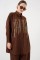 Desenli Tunik Pantolon İkili Takım 6720 - Kahverengi Desenli Tunik Pantolon İkili Takım 6720 - Kahverengi