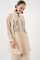 Desenli Tunik Pantolon İkili Takım 6720 - Krem Desenli Tunik Pantolon İkili Takım 6720 - Krem