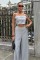 Crop Plazzo Pantolon Takım 10155-08 Crop Plazzo Pantolon Takım 10155-08