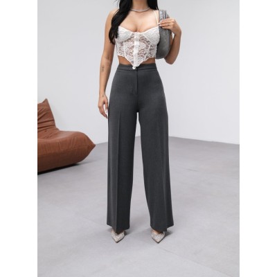 Yüksek Bel Straight Fit Palazzo Pantolon Yüksek Bel Straight Fit Palazzo Pantolon